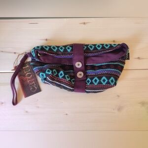 NWT Catori Colorful Patterned Bohemian Clutch Bag